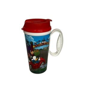 Disney Travel Mug Red and White